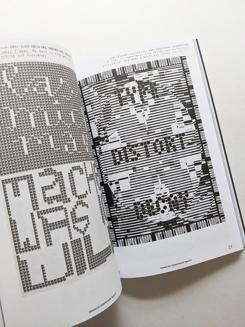Slanted #40 Experimental Type 2.0 (extended bw reprint)