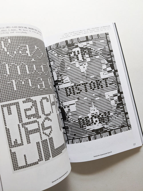 Slanted #40 Experimental Type 2.0 (extended bw reprint)