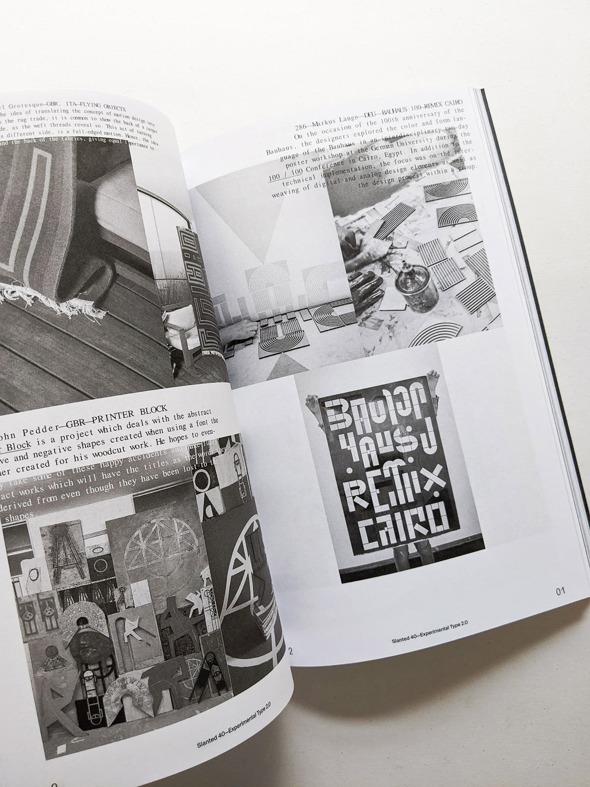 Slanted #40 Experimental Type 2.0 (extended bw reprint)