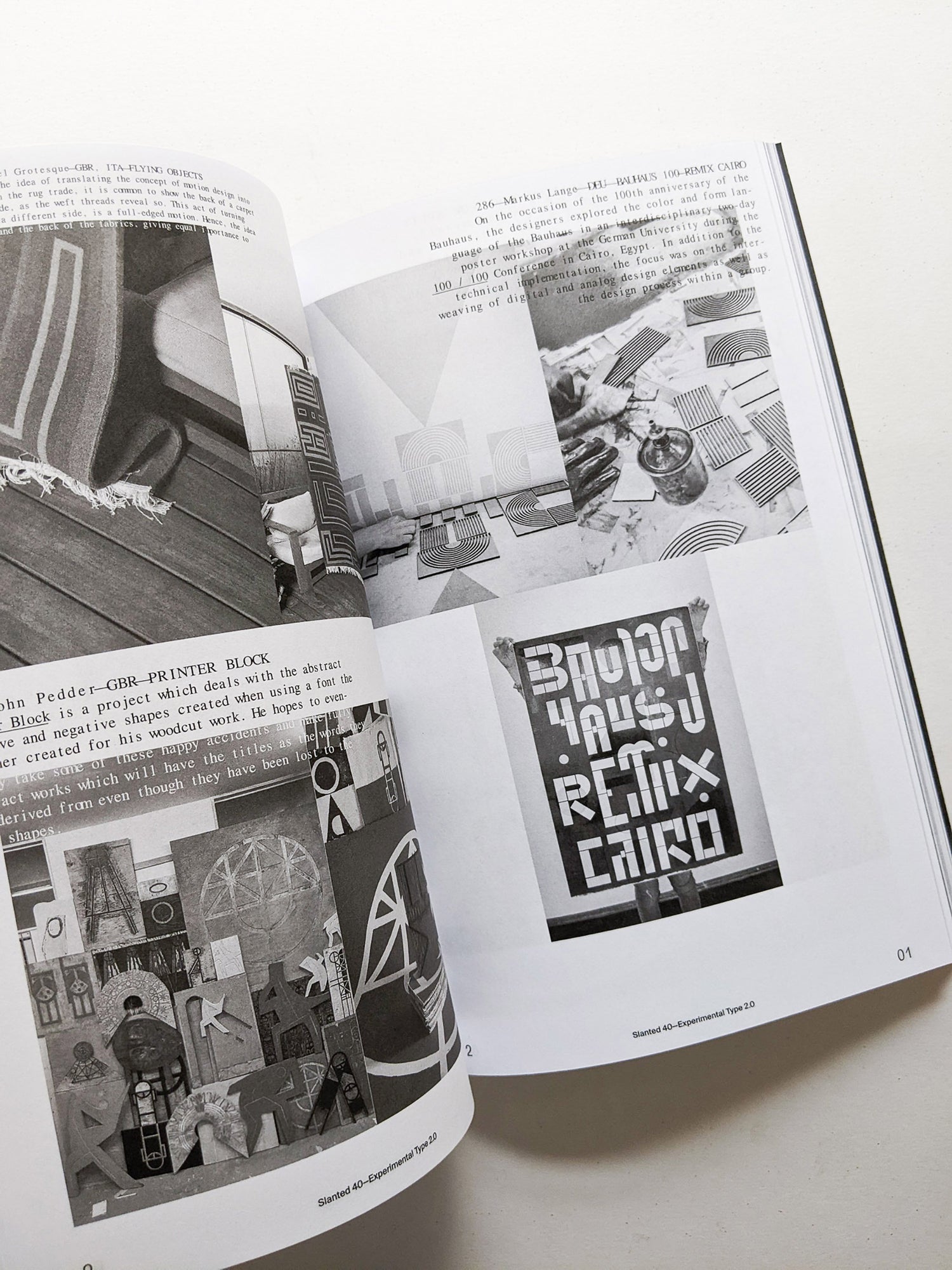 Slanted #40 Experimental Type 2.0 (extended bw reprint)