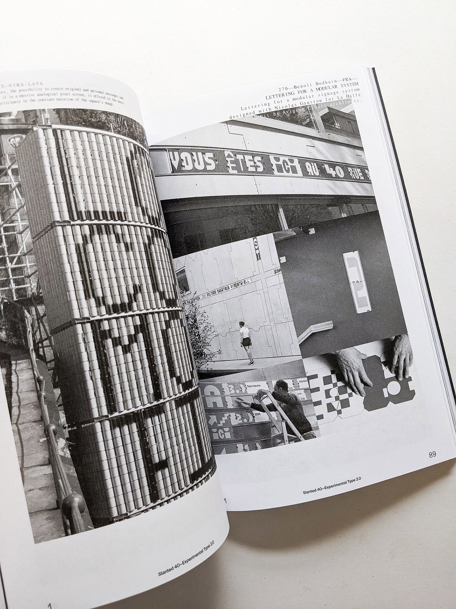 Slanted #40 Experimental Type 2.0 (extended bw reprint)