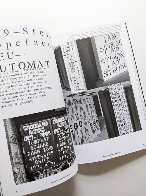 Slanted #40 Experimental Type 2.0 (extended bw reprint)