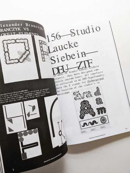 Slanted #40 Experimental Type 2.0 (extended bw reprint)