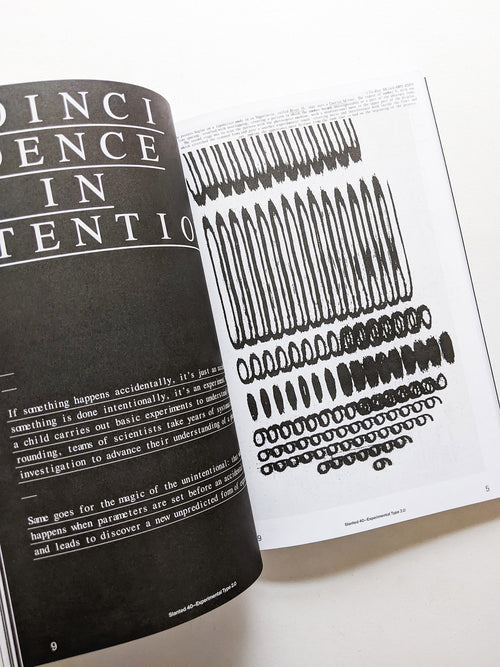 Slanted #40 Experimental Type 2.0 (extended bw reprint)