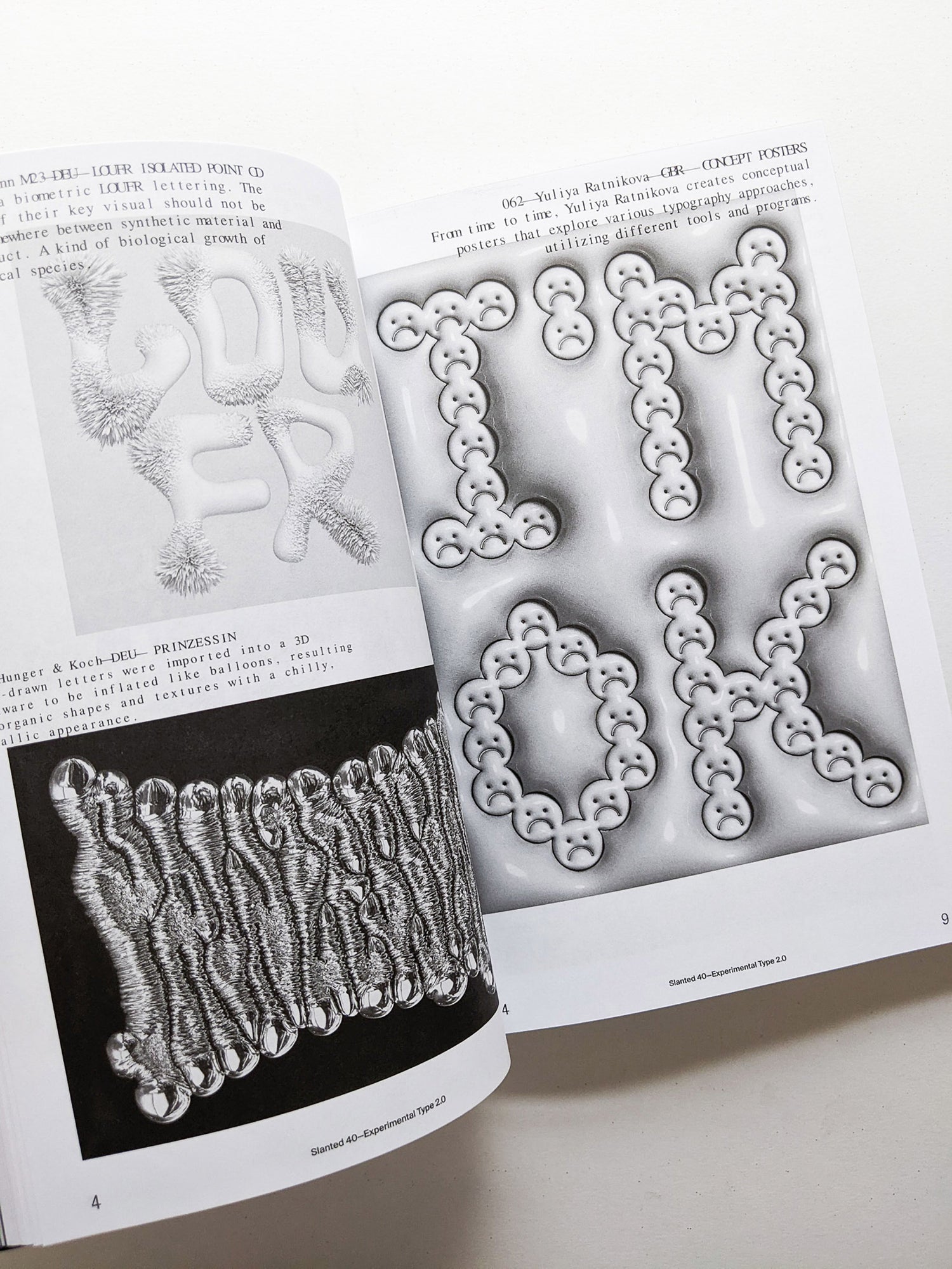 Slanted #40 Experimental Type 2.0 (extended bw reprint)