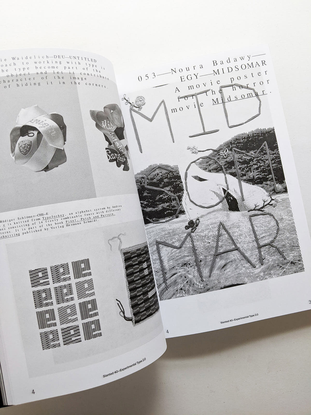 Slanted #40 Experimental Type 2.0 (extended bw reprint)