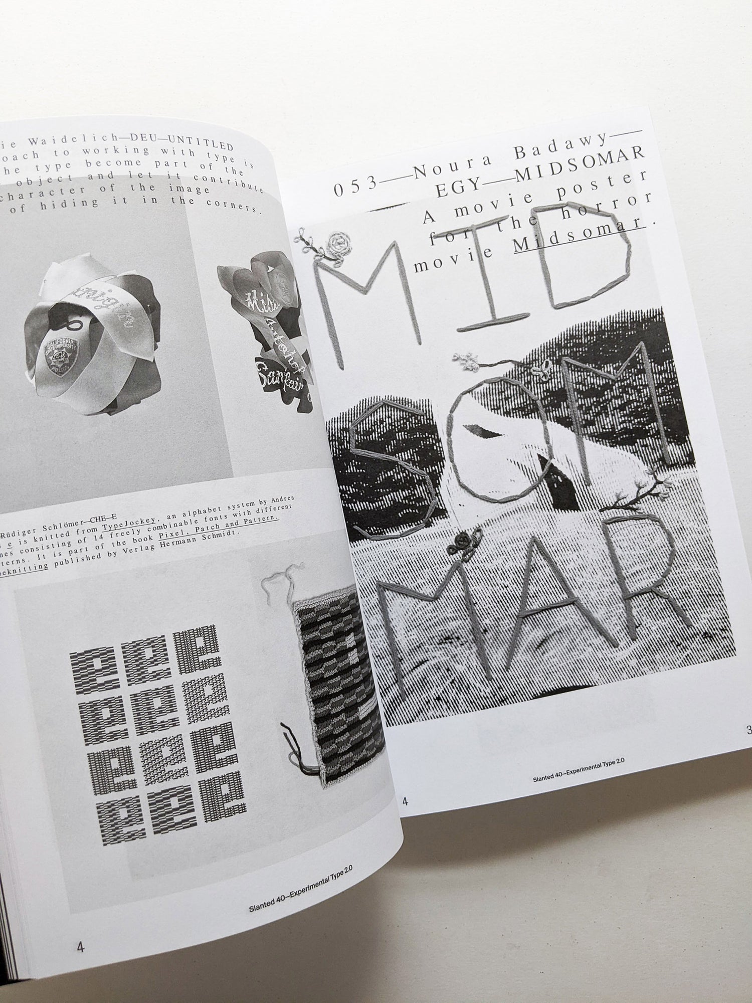 Slanted #40 Experimental Type 2.0 (extended bw reprint)