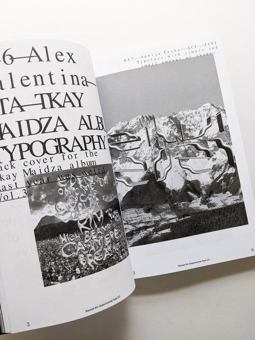 Slanted #40 Experimental Type 2.0 (extended bw reprint)