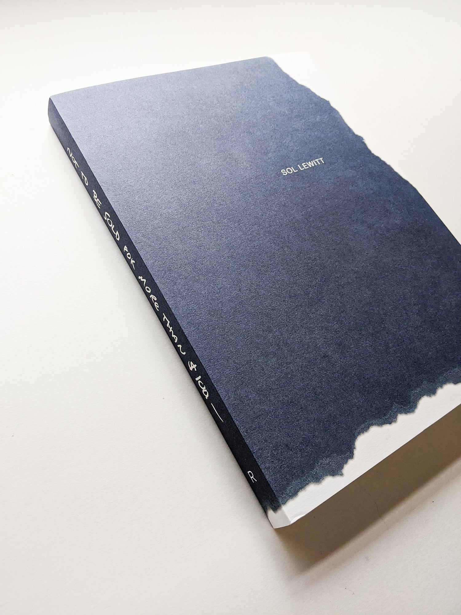 NOT TO BE SOLD FOR MORE THAN $100 / Sol LeWitt