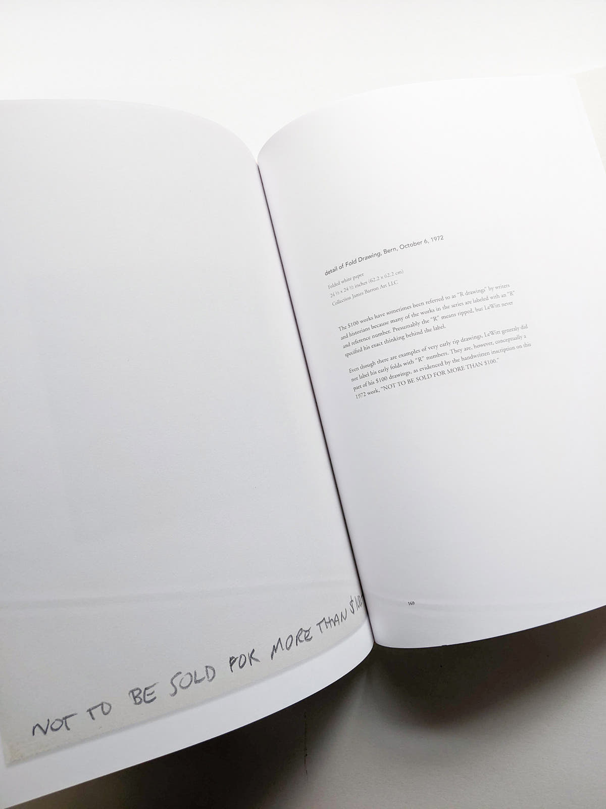 NOT TO BE SOLD FOR MORE THAN $100 / Sol LeWitt