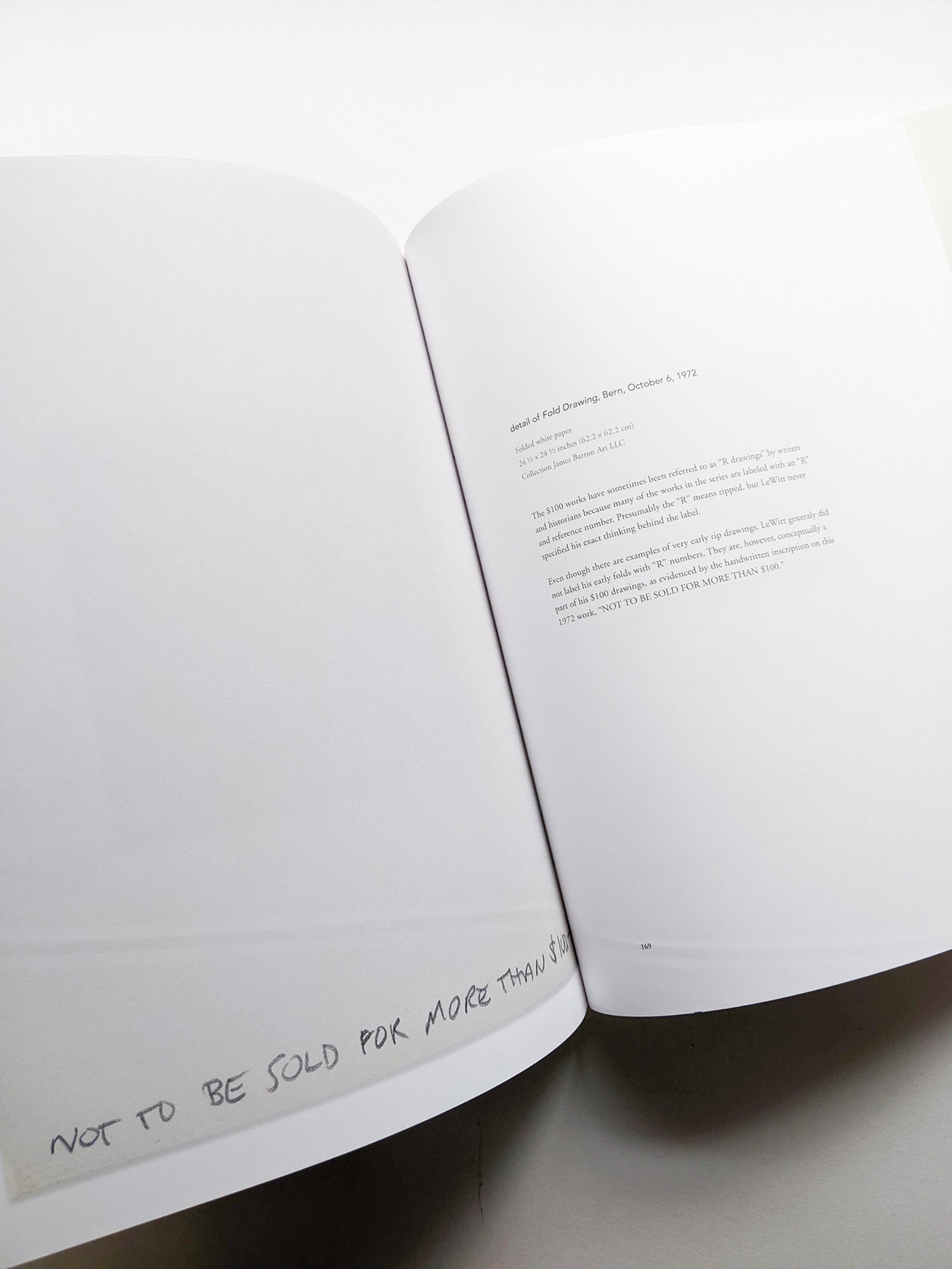 NOT TO BE SOLD FOR MORE THAN $100 / Sol LeWitt