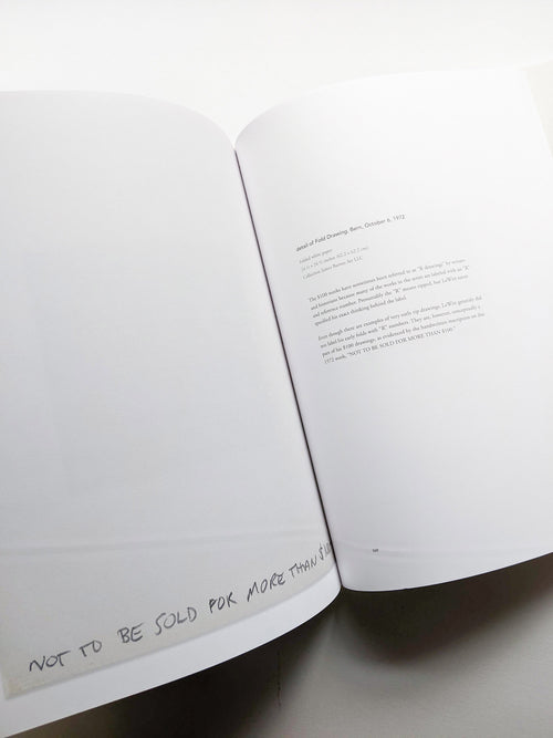 NOT TO BE SOLD FOR MORE THAN $100 / Sol LeWitt