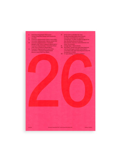 AA.B.B.26 – The Best Danish Book Design 2026