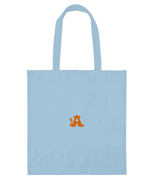 AB Tote Bag (Pastel Blue)