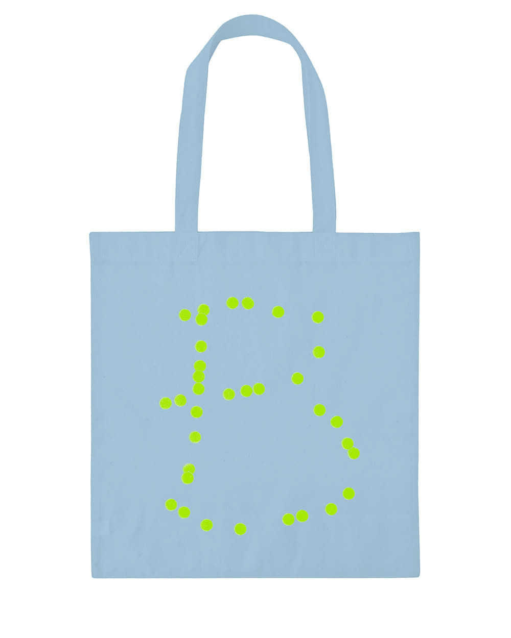 AB Tote Bag (Pastel Blue)