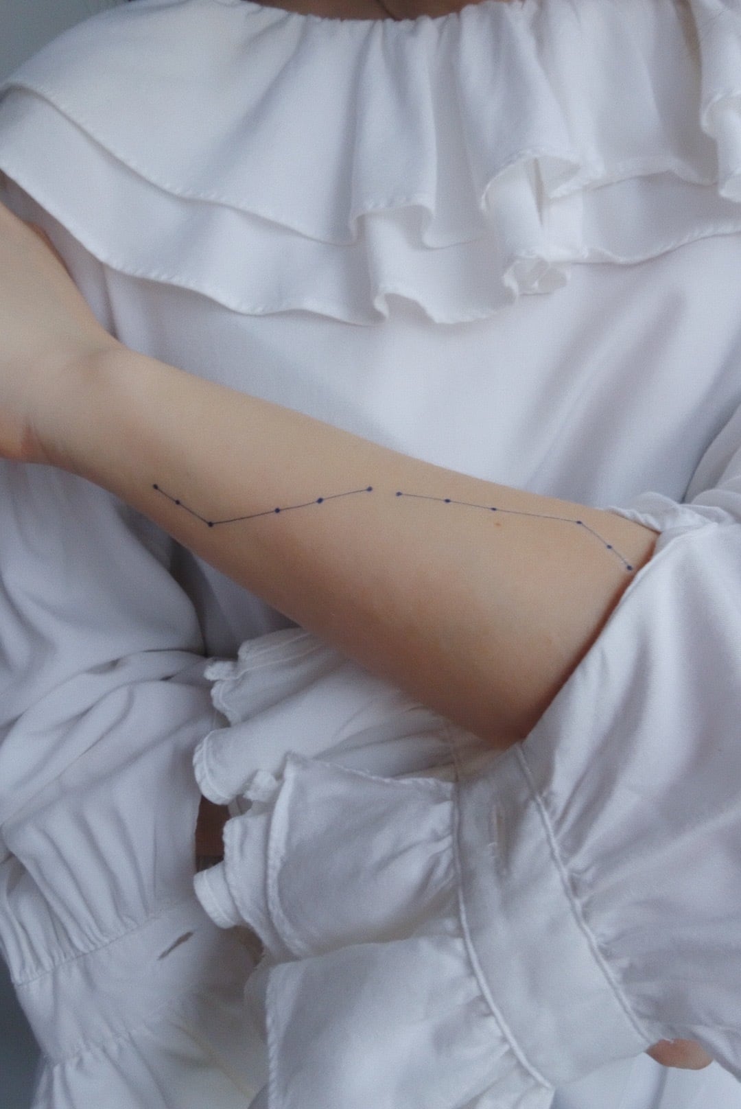 Tattoo Sticker: indigo up