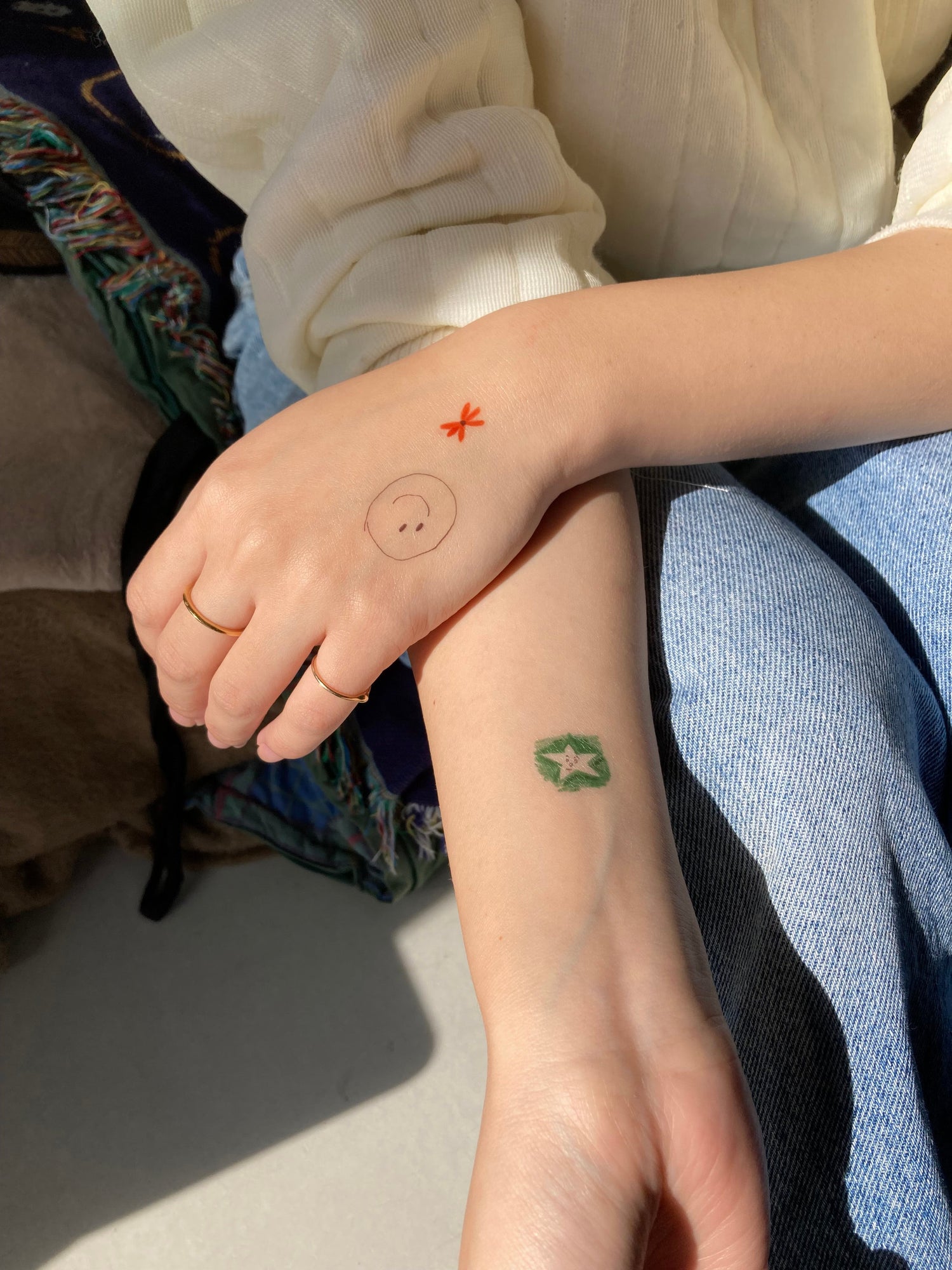 Tattoo Sticker: tiny luck