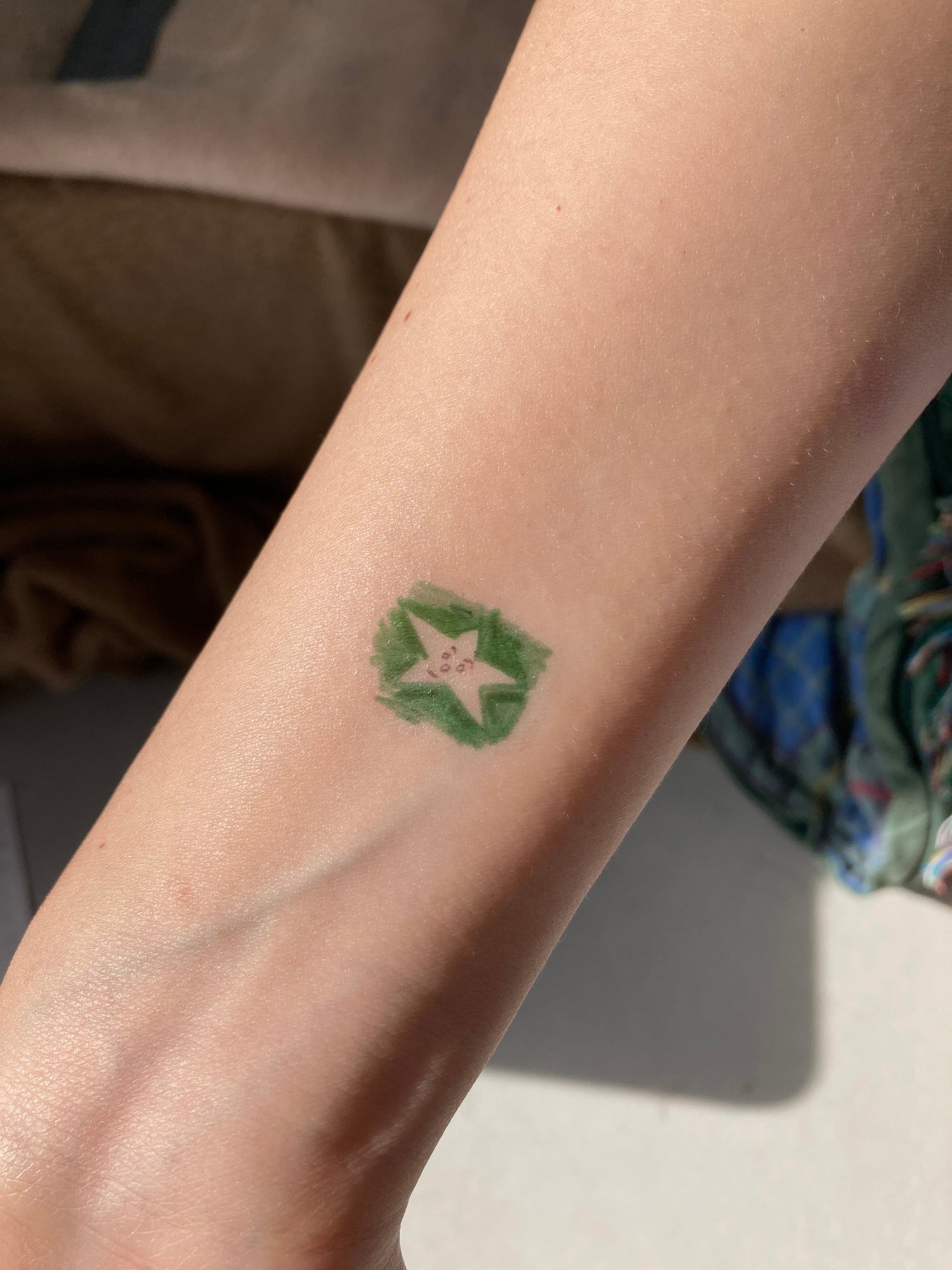 Tattoo Sticker: tiny luck