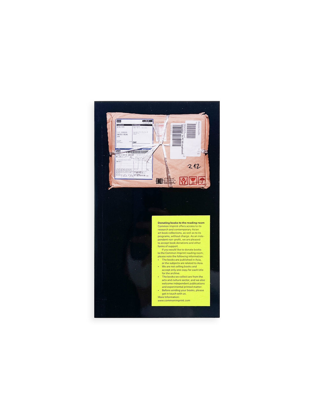 Donating books to the reading room