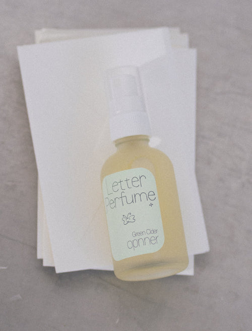 Letter Perfume: Green Cider