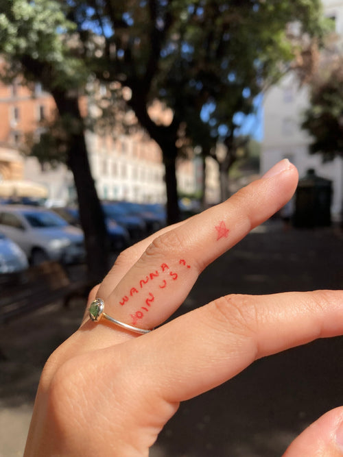 Tattoo Sticker: Dancing Clover