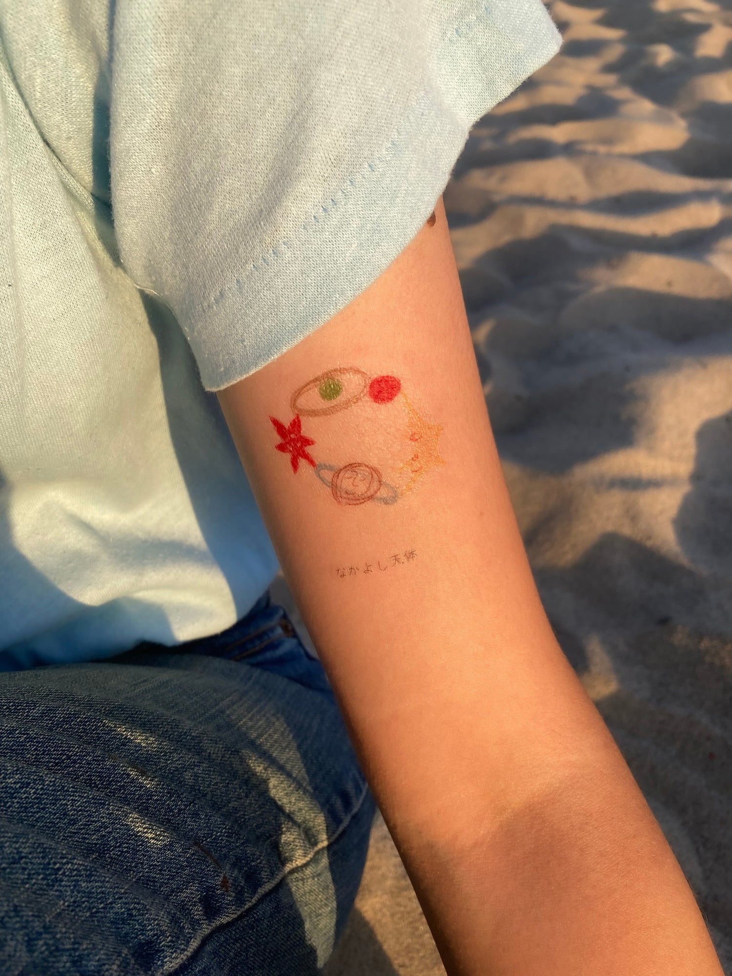 Tattoo Sticker: Dancing Clover