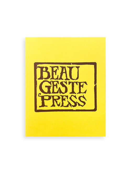 BEAU GESTE PRESS
