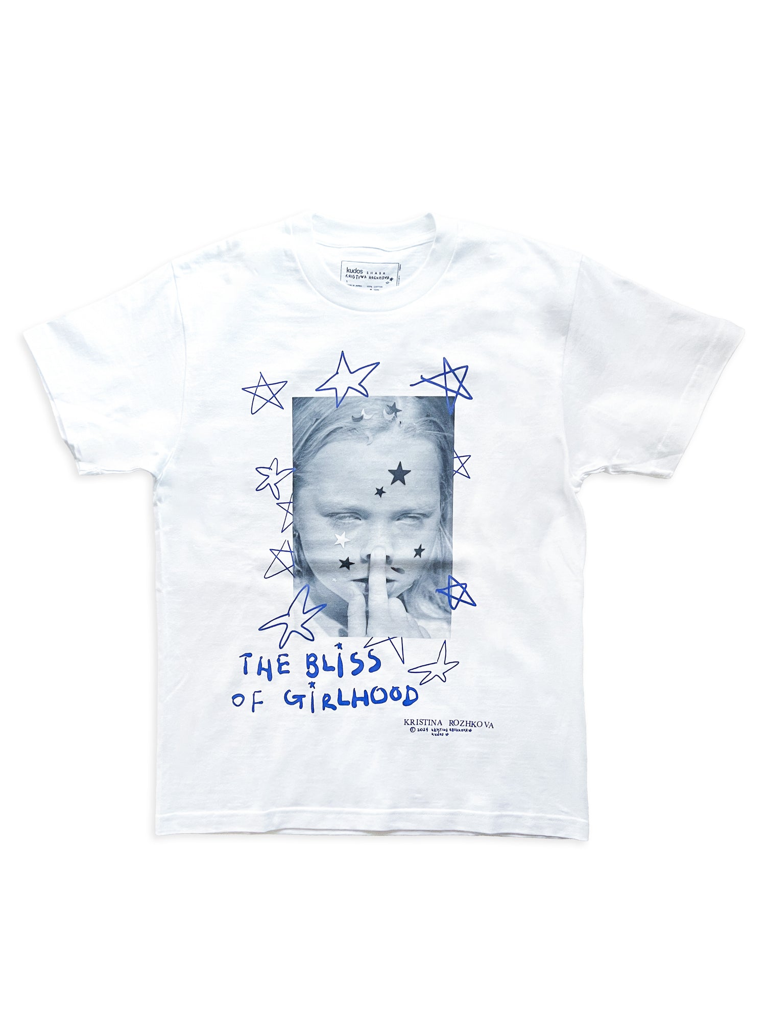 kudos×Kristina×SHABA T-shirt (Blue)