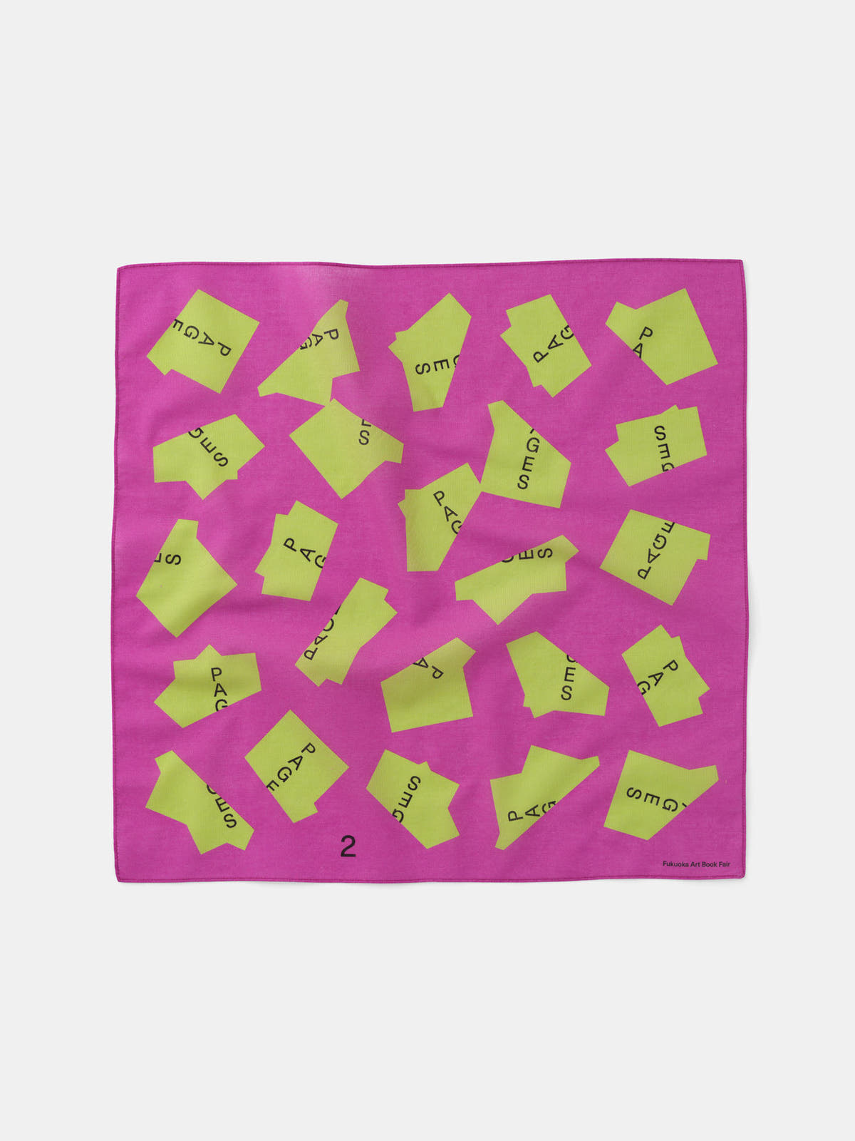Pages Fukuoka Art Book Fair 2025 Bandana (Purple)